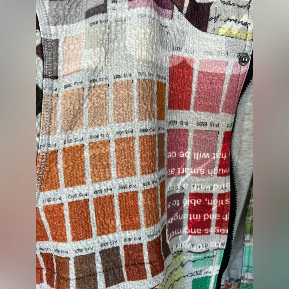 Simon Chang Vibrant Patchwork Jacket - Picture 5 of 5